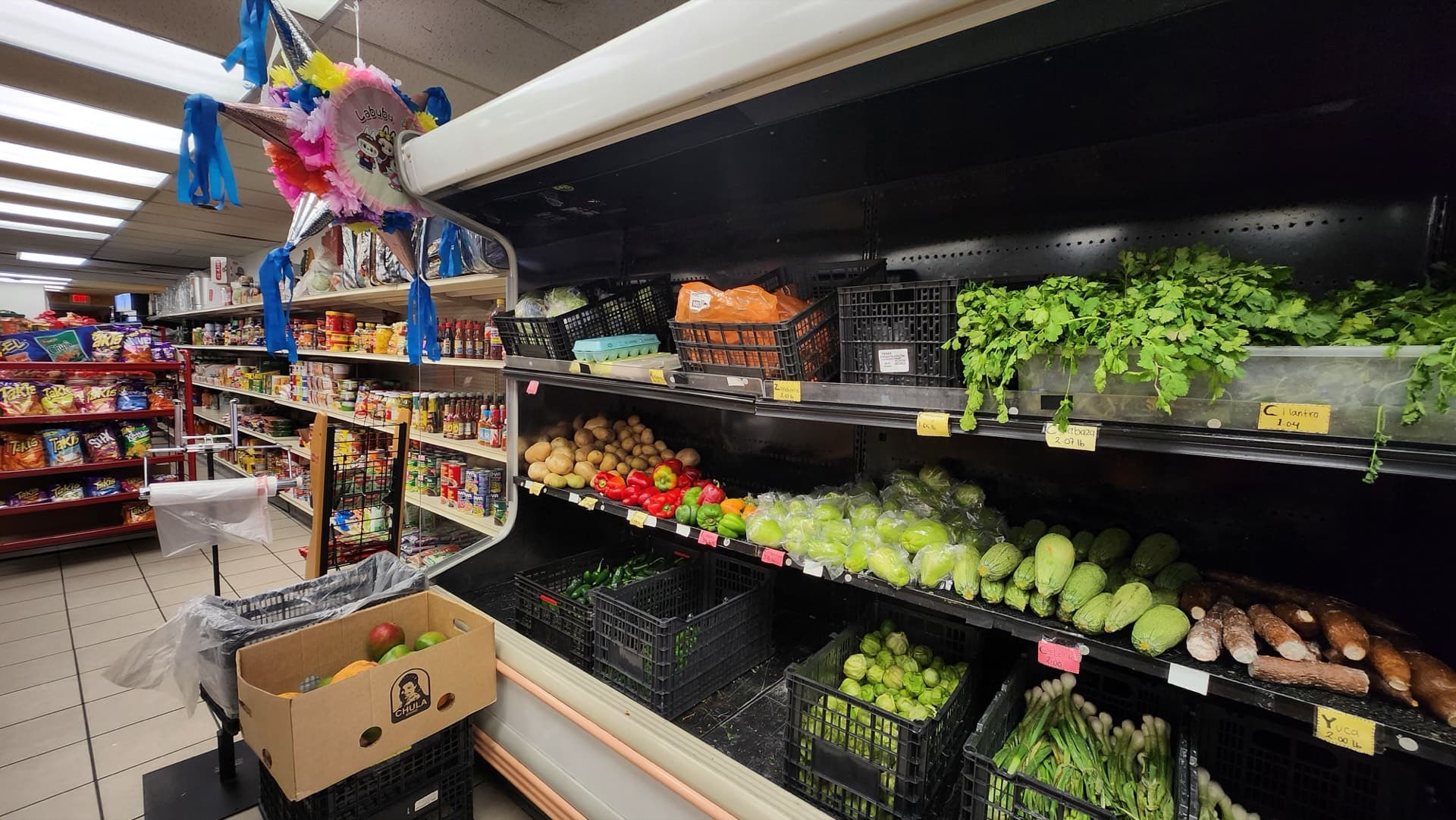 Fresh produce and groceries