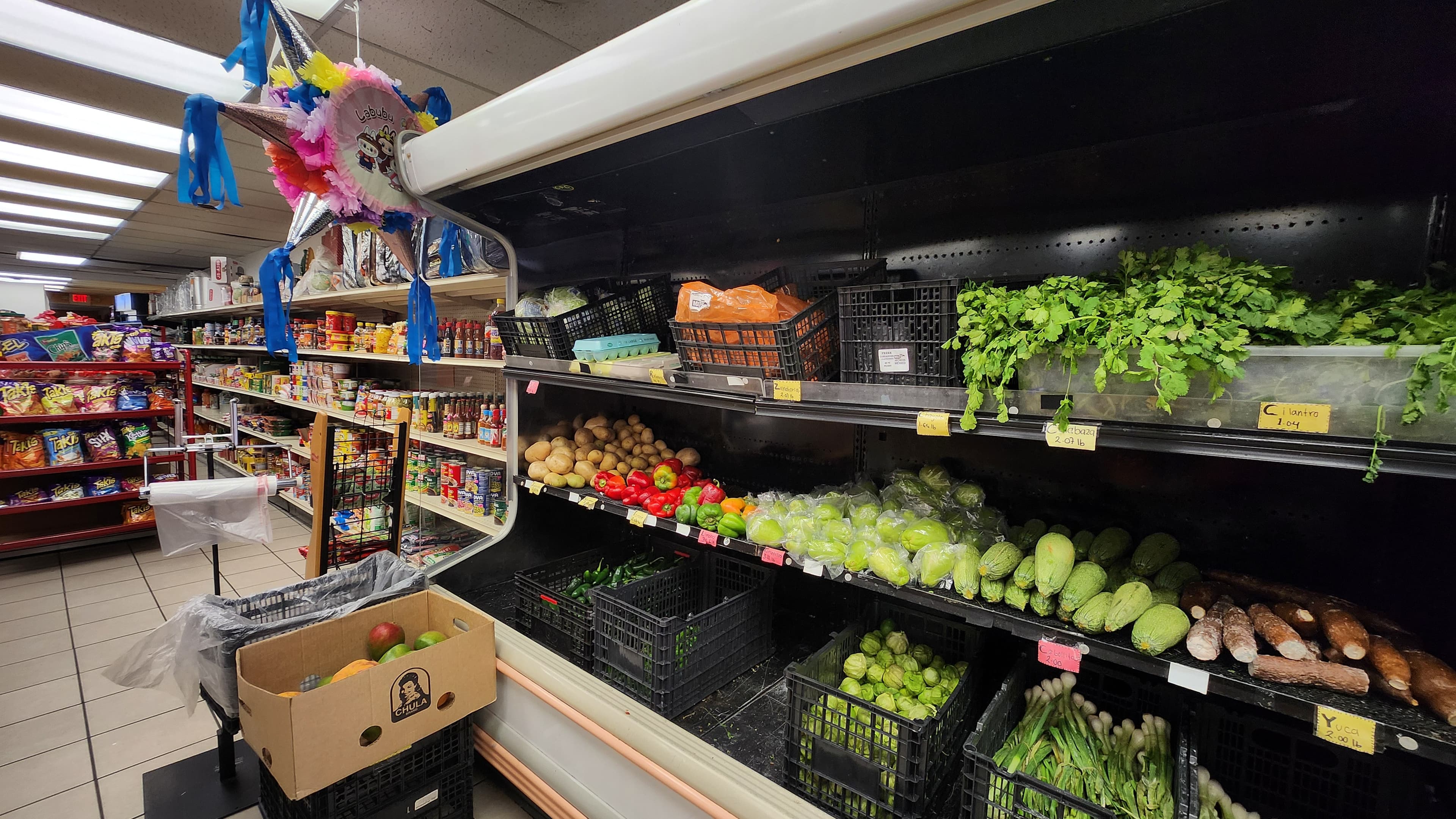 Fresh produce and groceries